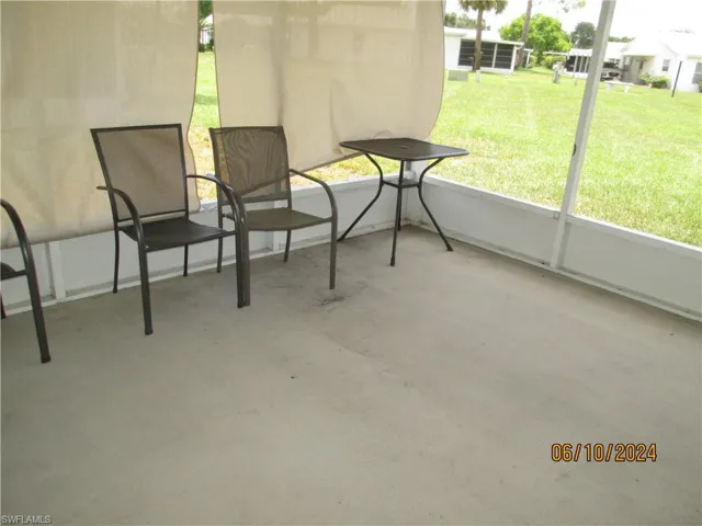 Screen enclosed Florida Room 12 x 12
