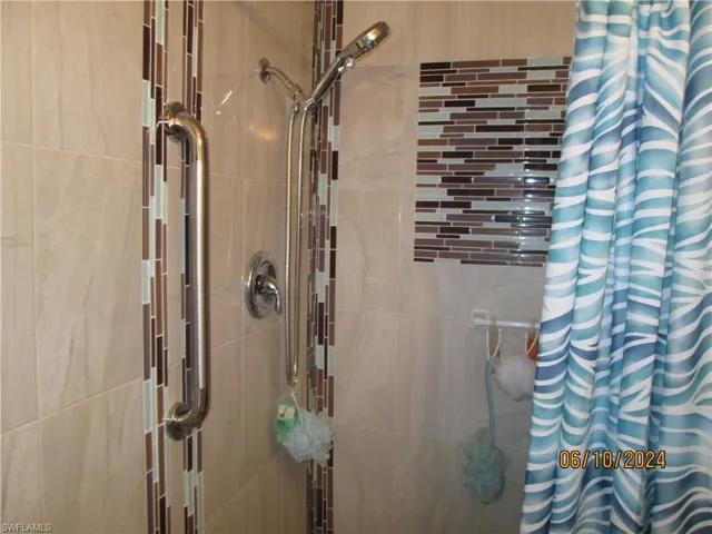 Updated Primary bath, walk-in shower