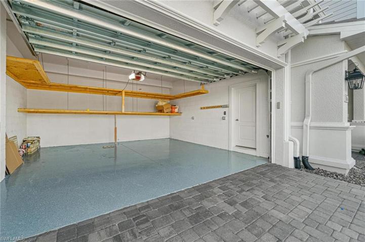 Large Two Car Garage With Custom Built Storage