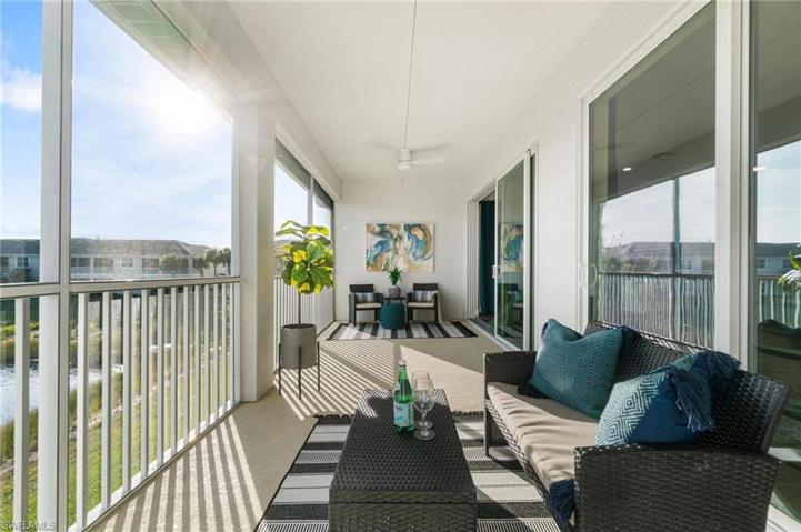 Spacious lanai offering endless possibilities for outdoor living.