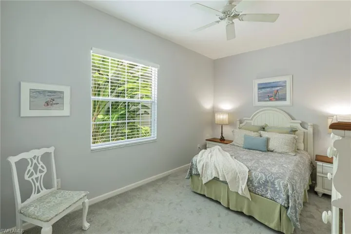 Spacious guest bedroom