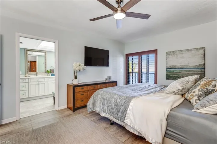 Spacious primary bedroom