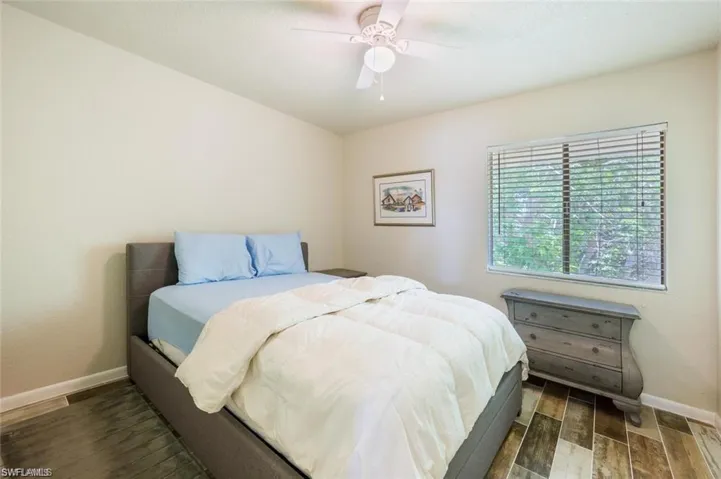 guest bed partially furnished