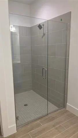 Luxe walk-in shower in primary bathroom