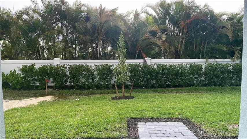 Backyard view (Fence not homeowner's property)