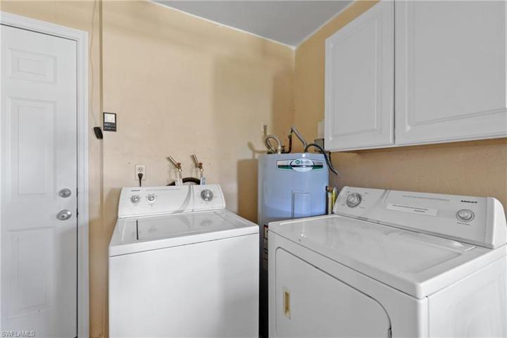 Laundry in the garage