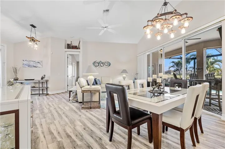 Dining room and living room are so spacious and comfortable