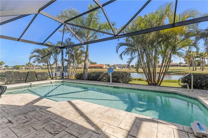 Waterfront view is great with the "picture window" new lanai cage