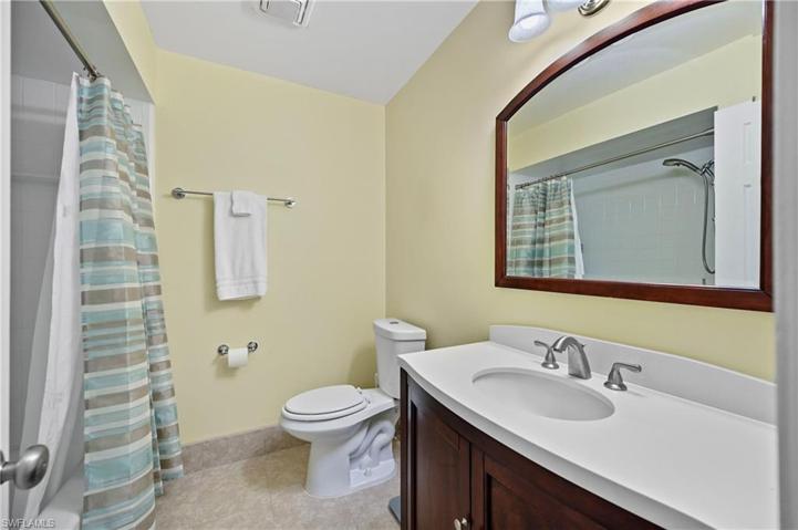 Guest Bath with white tile