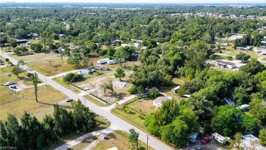 Aerial view of property's location