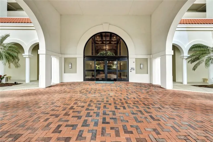 Property entrance with french doors