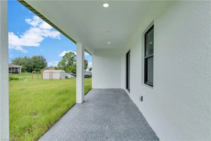 View of patio / terrace with a storage shed