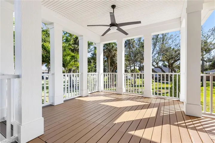 So much covered space for relaxing and entertaining!