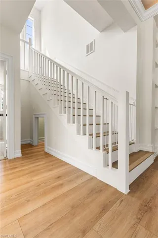 Tucked underneath the staircase, there is a chalk board for children to sneek away and be creative!