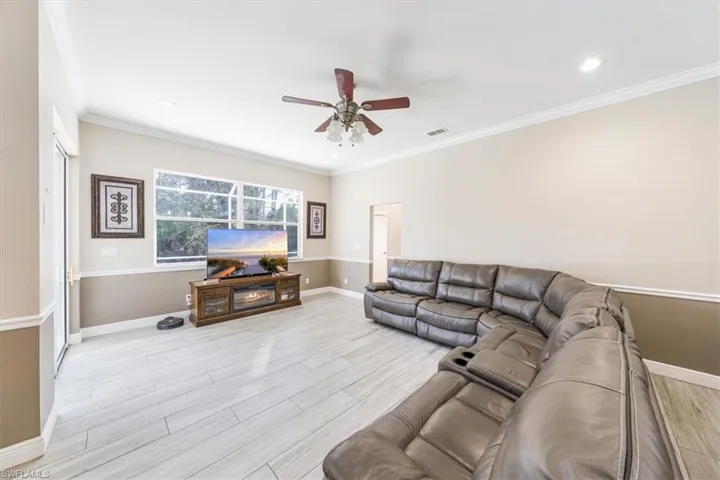 Family Living Room off Kitchen