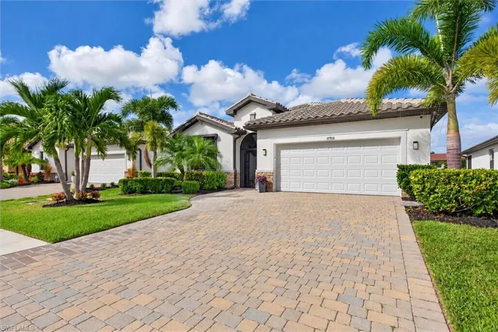 MARSALA FLOORPLAN widened driveway and screened in entry.