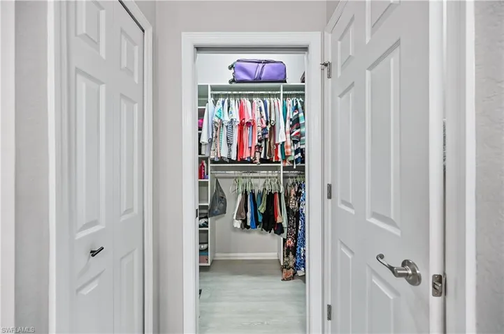 View of closet