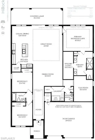 Hillock Floor Plan (Virtual Rendering)