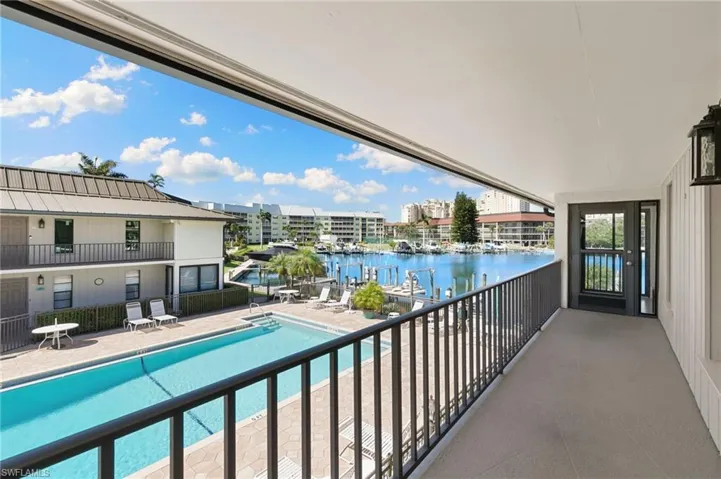 Door at the end enters the front lanai