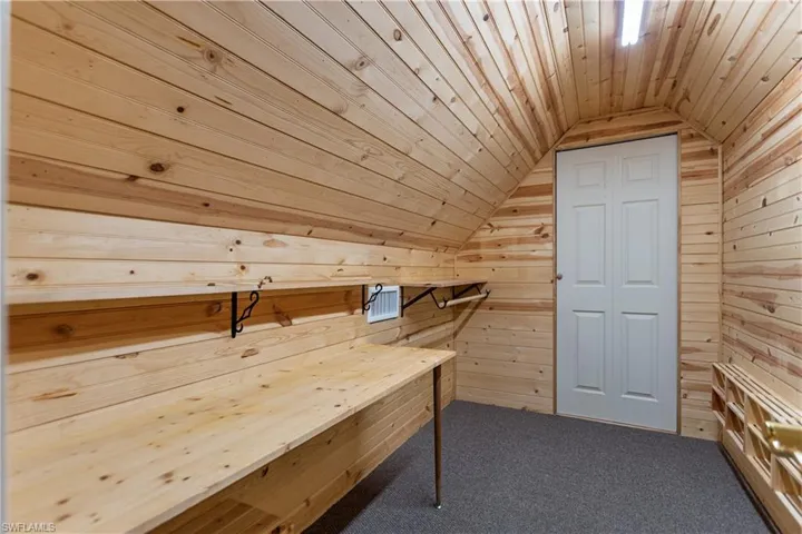 Finished Attic Storage