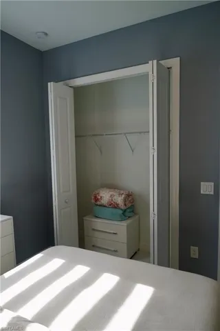 Bedroom with a closet