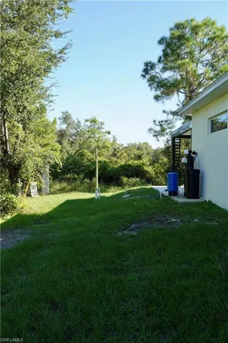 View of green lawn