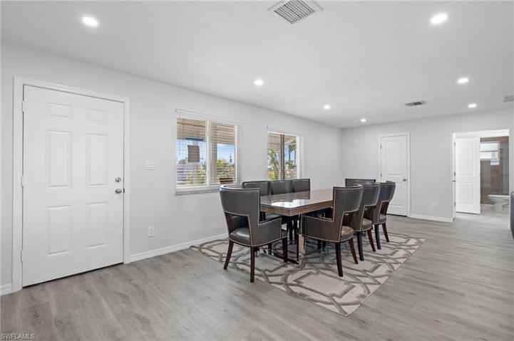 Large dining area