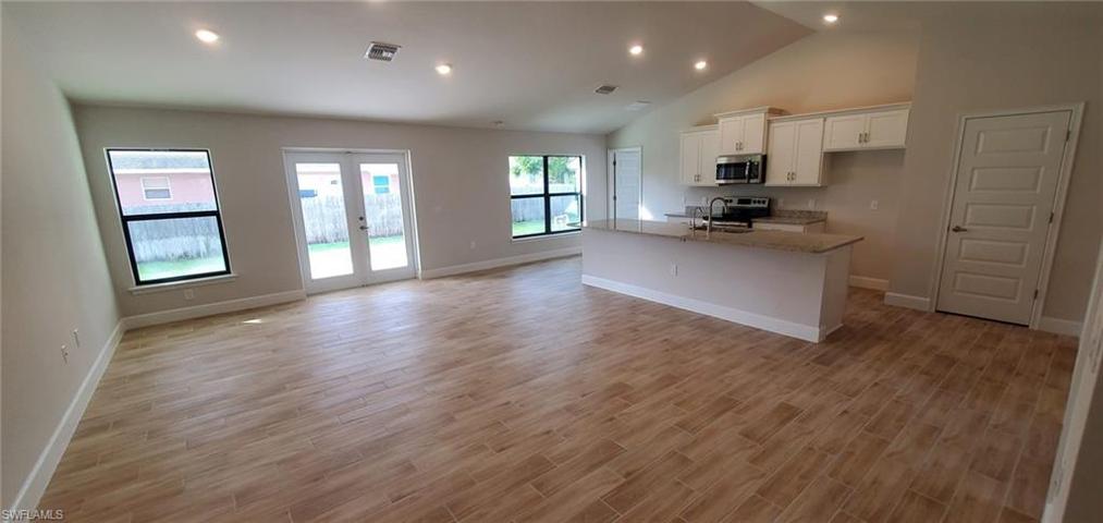 Family Room and Kitchen