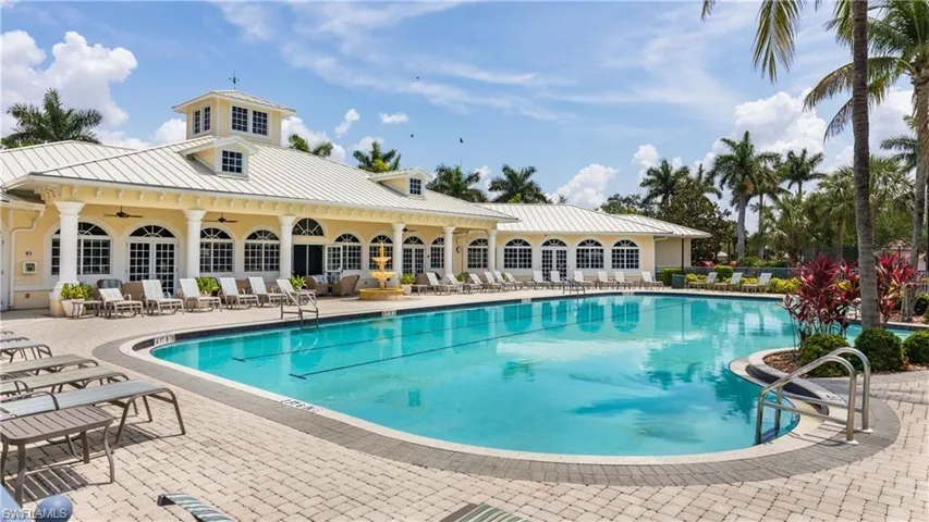 Community pool featuring a patio and french doors