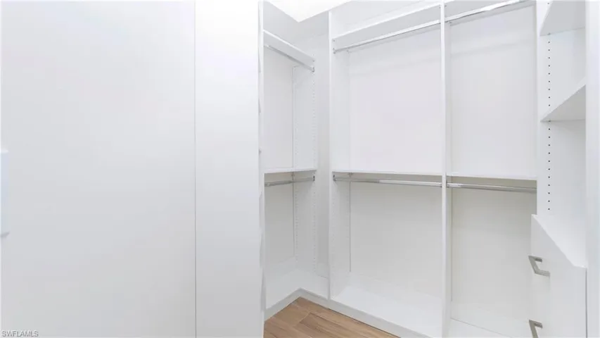 His closet