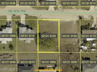 Map of property location with property parcel outlined