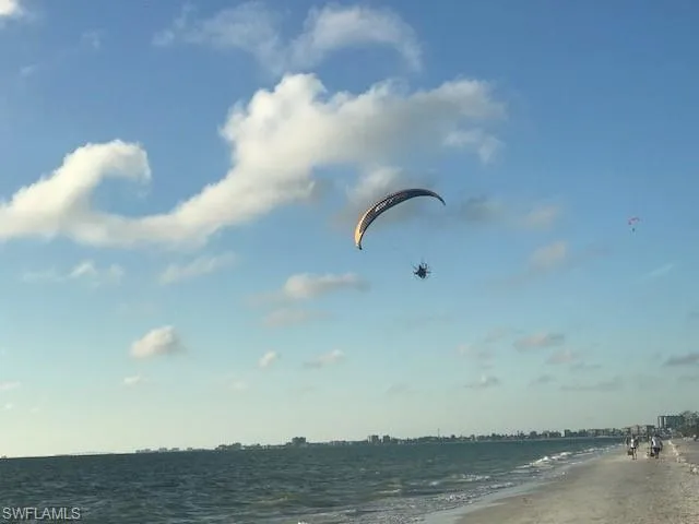 Water view with local beach