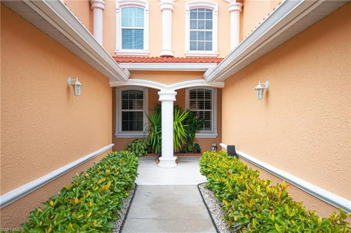 View of exterior entry
