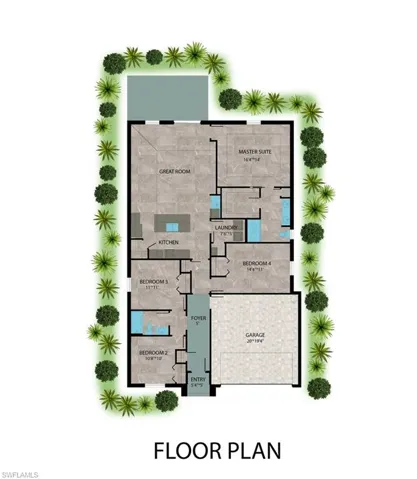 View of floor plan / room layout