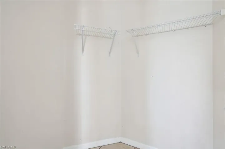 View of spacious closet