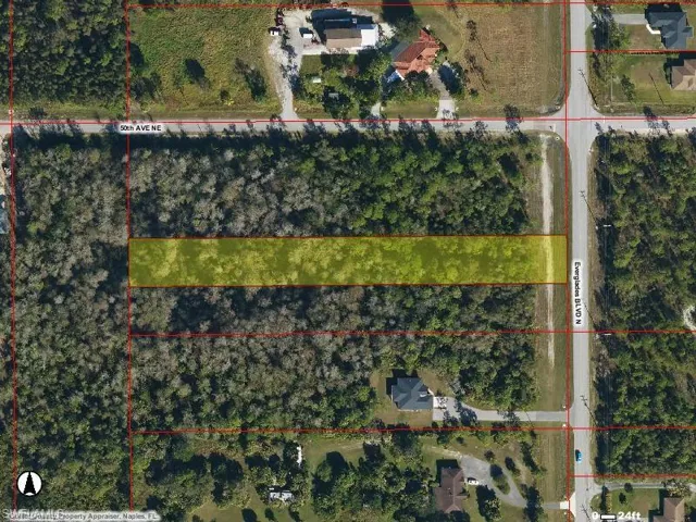 Map / location featuring property parcel outlined