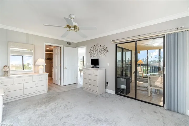 Master Bedroom with sliders out onto Large Lanai.