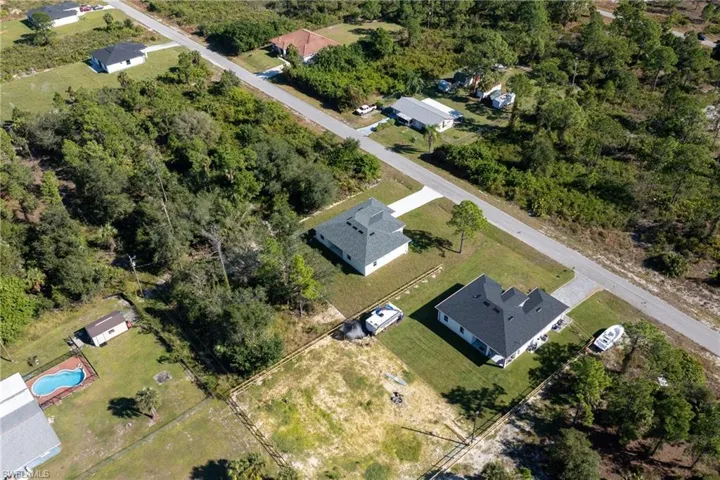 Aerial overview of property's location