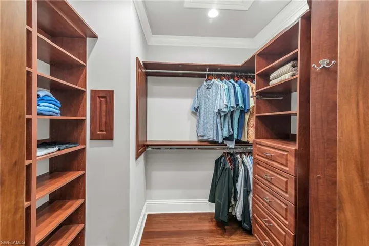 #2 of 2 Walk in closets in primary bedroom