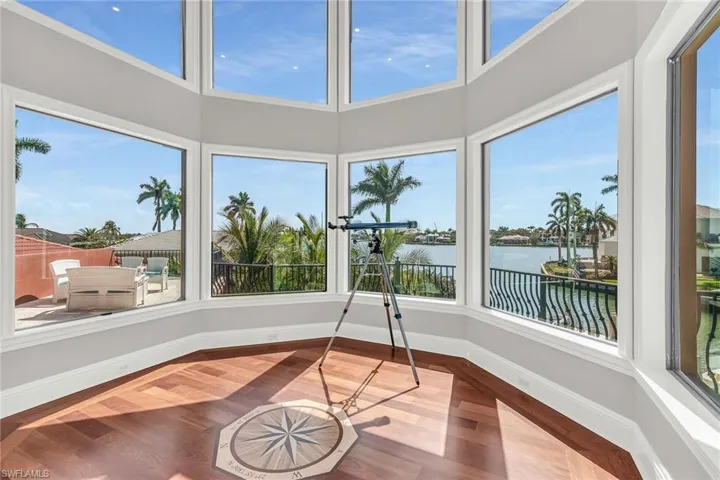 Upper Level Sun Room views of Roberts Bay