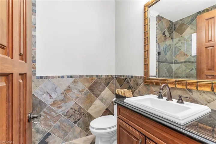 2nd Bathroom with walk in shower.