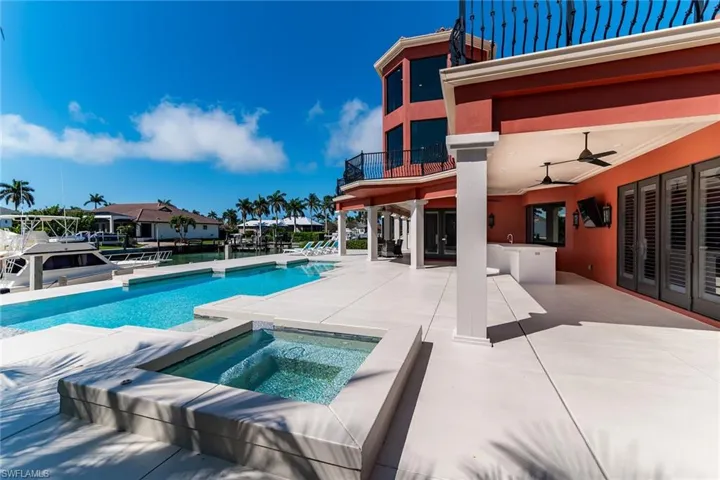 Saltwater Pool and Spa. Propane Gas Heated.