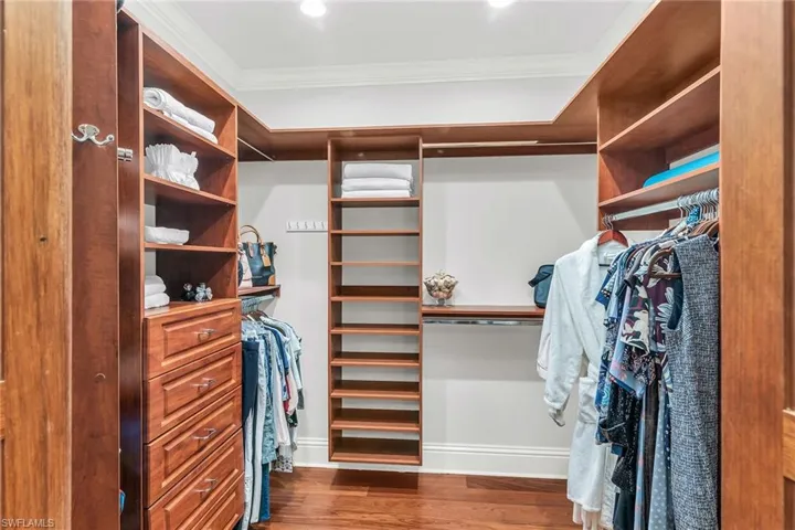 #1 of 2 Walk in closets in primary bedroom