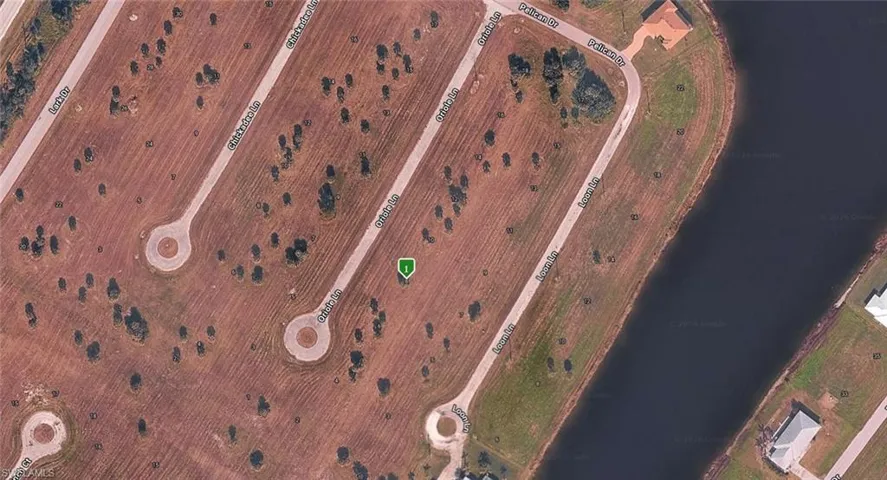 Aerial Map. Displaying the property's location and surrounding infrastructure