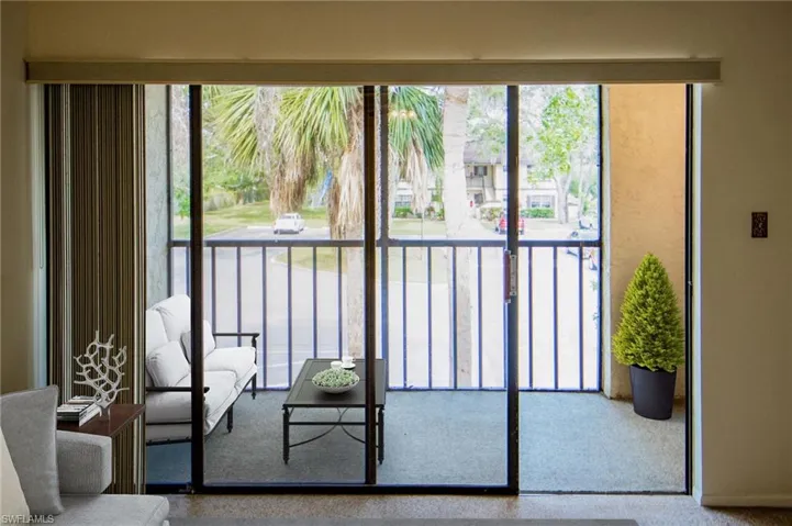 virtually staged balcony