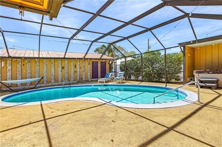 pool and cabana