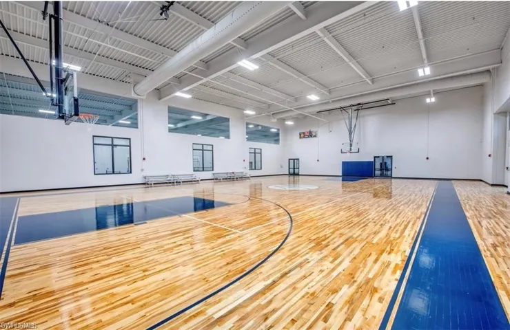 View of sport court