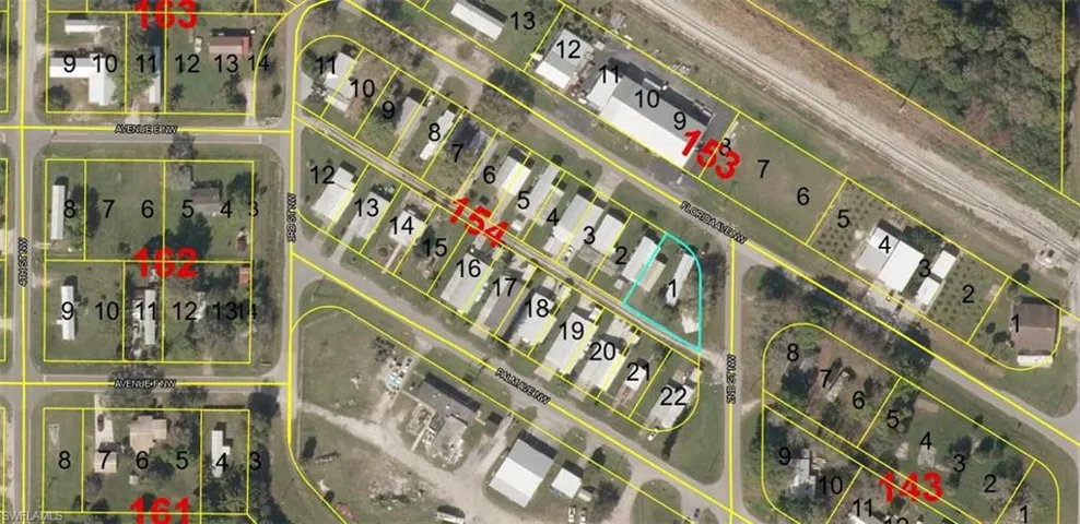 Aerial overview of property's location