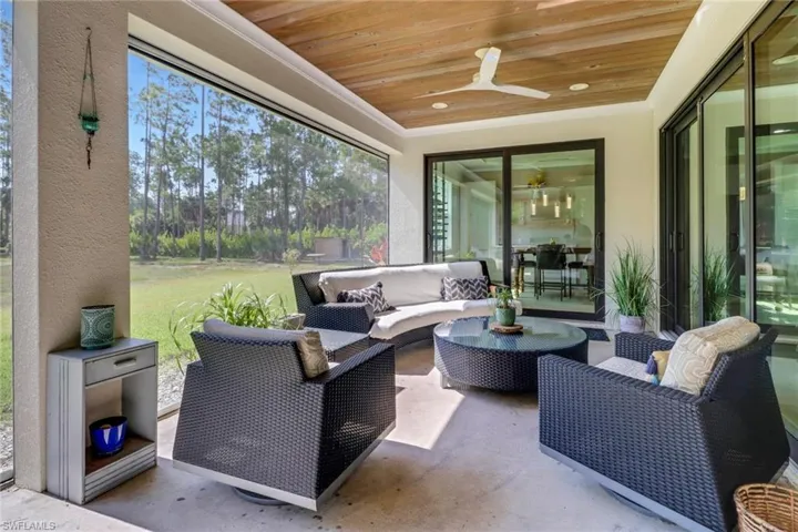 Electric screens and hurricane shutters.
