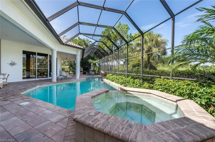 Well landscaped for privacy